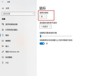 Win10电脑的鼠标主按钮怎么切换(win10怎么启用屏幕鼠标键)