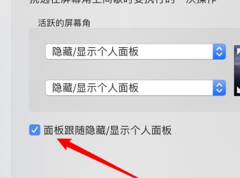 如何给mac电脑的屏幕键盘面板设置不跟随屏幕显示或隐藏