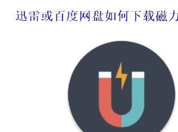 迅雷、百度网盘如何下载BT或磁力链接资源？