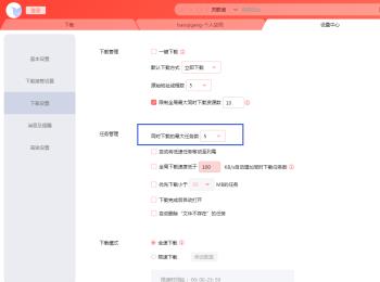 电脑迅雷的下载最大任务数怎么设置(迅雷下载任务超过上限)