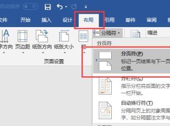 word文档中如何显示分页符(word里面怎么显示分页符)