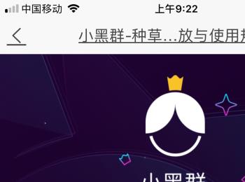 淘宝中的小黑群是做什么的？