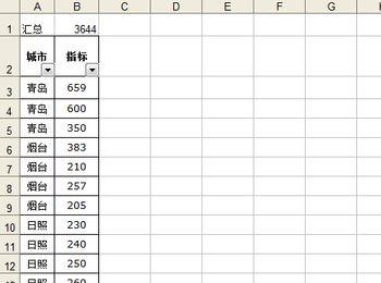 Excel利用SUBTOTAL函数实现单元格隐藏(如何利用函数拆分单元格内容)