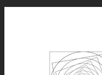 用photoshop制作方形和圆形组成的变幻线