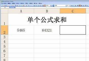 Excel如何单个公式求和、自动求和、批量求和