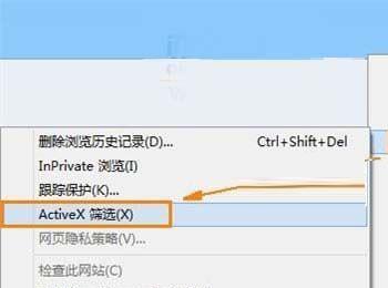 Win8自带浏览器IE10中flash无法正常播放的解决方法