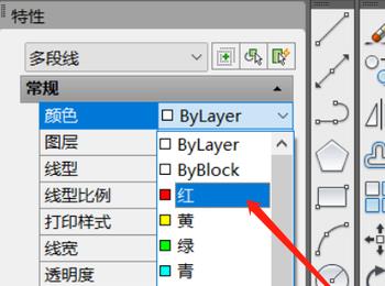 AutoCAD如何设置线条颜色(cad线条颜色快捷键)