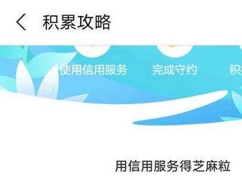 如何获取支付宝芝麻信用中的芝麻粒(支付宝芝麻信用芝麻粒有什么用)