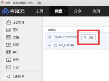 如何恢复百度云网盘中被删除的文件(手机百度云删除的文件怎么恢复)