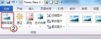 Word2010如何删除图片背景(word里如何删除图片背景)