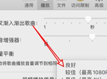 Mac电脑如何设置音乐软件视频播放质量