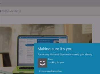 Win10系统 Edge浏览器生物识别功能详解