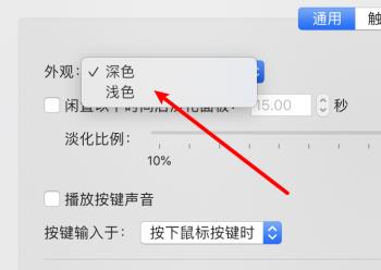 如何给mac苹果电脑的屏幕键盘设置浅色外观