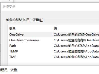 怎么在电脑中查看或建立新的环境变量