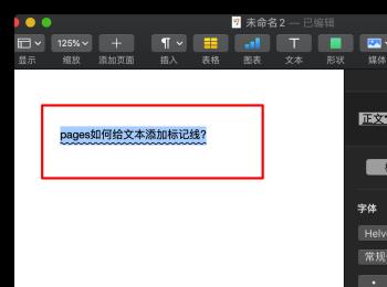 Mac电脑Pages文稿怎么设置文本样式(mac pages文稿可以替代wps吗)