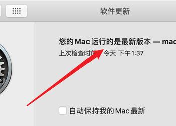 mac电脑的系统版本怎么查看并检测有没有新版本