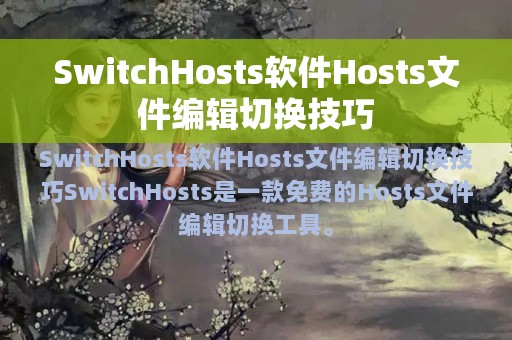 SwitchHosts软件Hosts文件编辑切换技巧