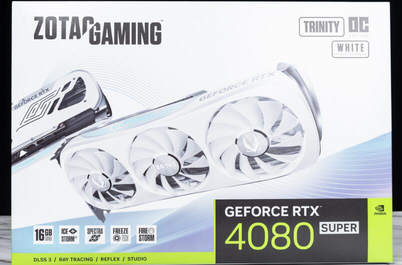 ZOTAC GAMING RTX4080Super 16GB TRINITY OC WHITE开箱评测