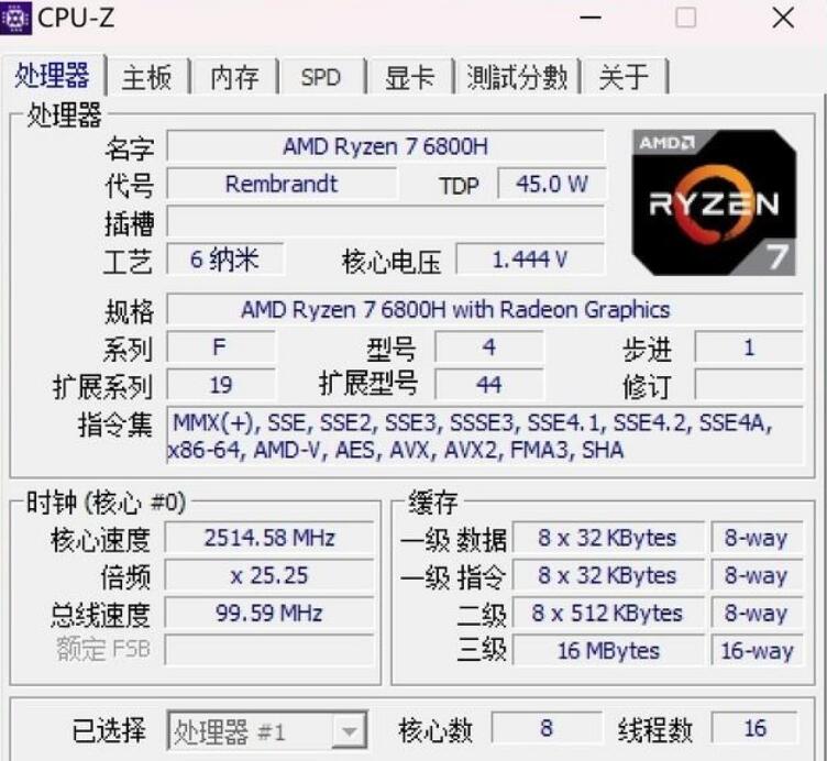 R7 6800H核显相当于什么显卡