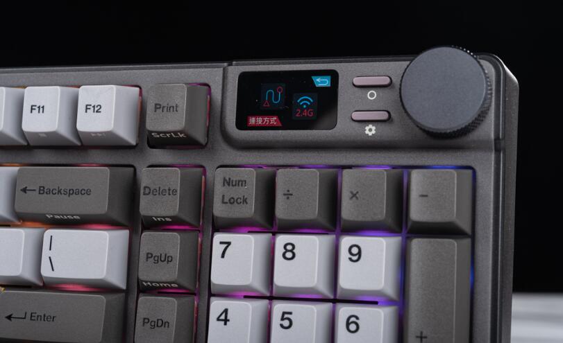 iRocks K85R无线机械式键盘开箱评测
