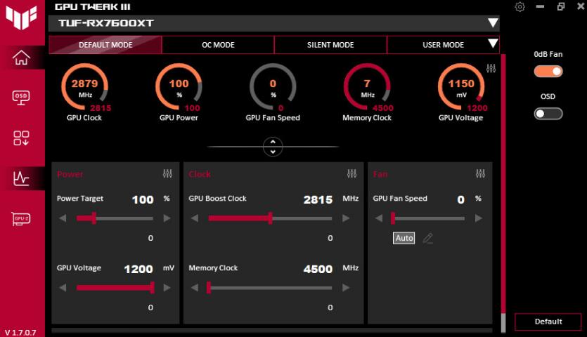 ASUS TUF Gaming RX7600XT OC 16GB开箱评测