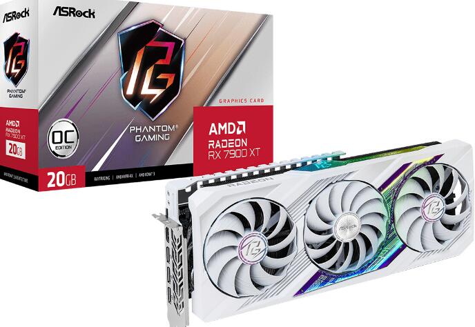 ASRock推出Radeon RX7900XT幻影游戏白色20GB OC显卡