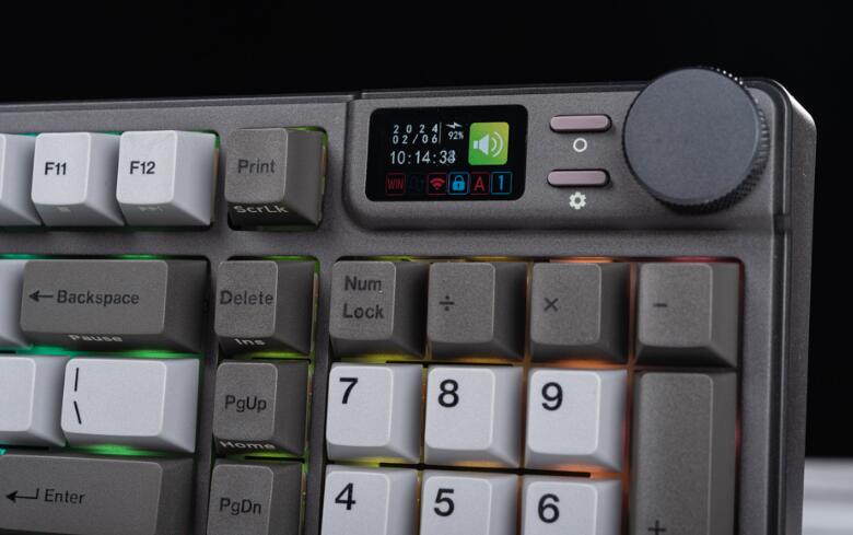 iRocks K85R无线机械式键盘开箱评测