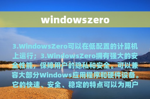 windowszero