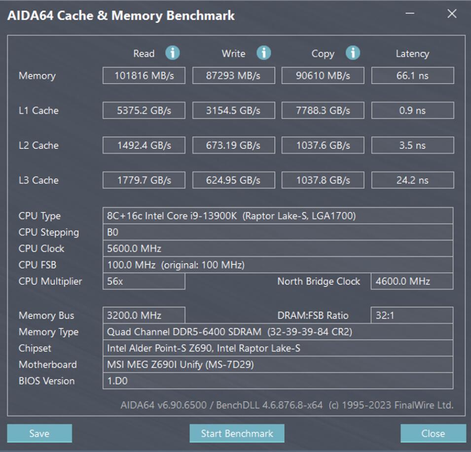 T-CREATE EXPERT DDR5 6400 MHz 32GB（2x16GB）內存开箱评测