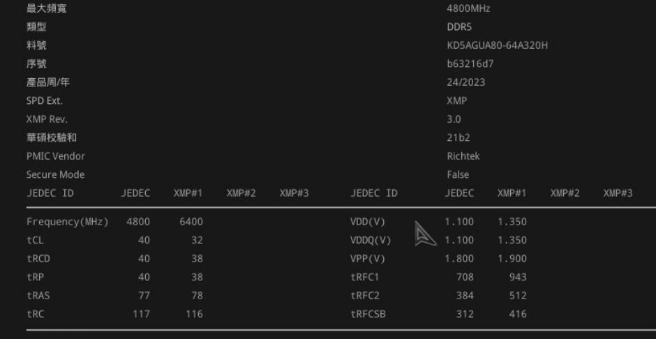 KLEVV BOLT V DDR5 6400MT/s 16GBx2內存开箱评测