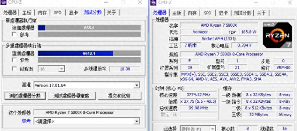 R7 5800X和i5 12600KF选哪个？性能差多少？