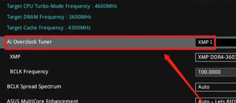 华硕b760m重炮手可以超频吗（xmp开启方法）