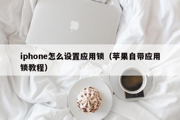 苹果自带应用锁教程(iphone怎么设置应用锁)