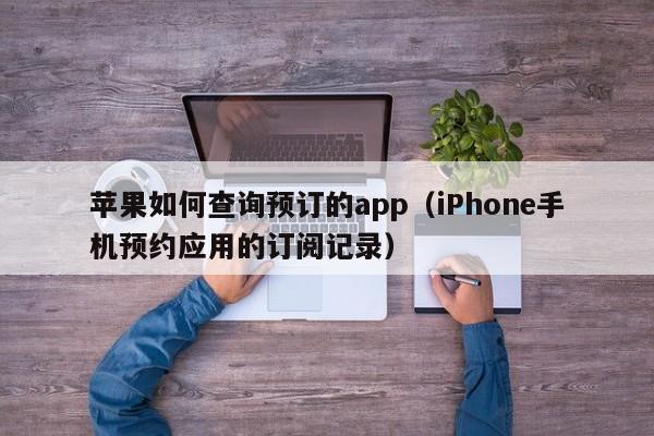 苹果如何查询预订的app