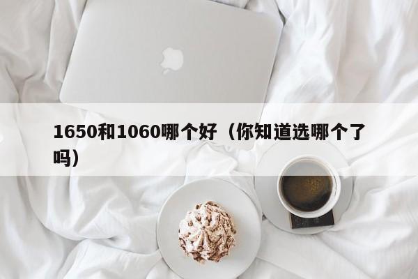 1650和1060哪个好