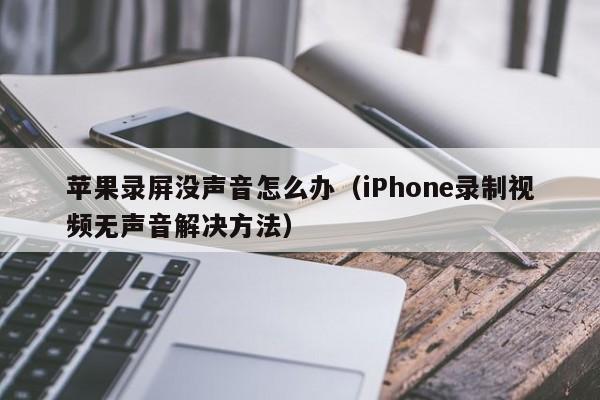 iPhone录制视频无声音解决方法(苹果录屏没声音怎么办)