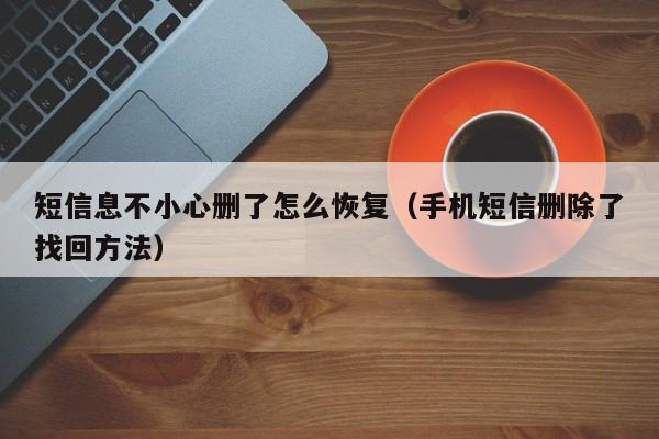 短信息不小心删了怎么恢复