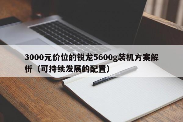 可持续发展的配置(3000元价位的锐龙5600g装机方案解析)