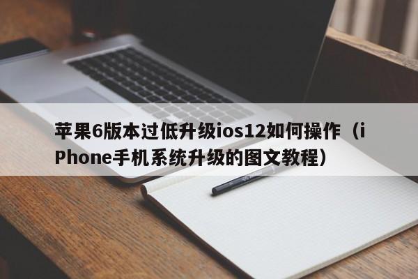 苹果6版本过低升级ios12如何操作