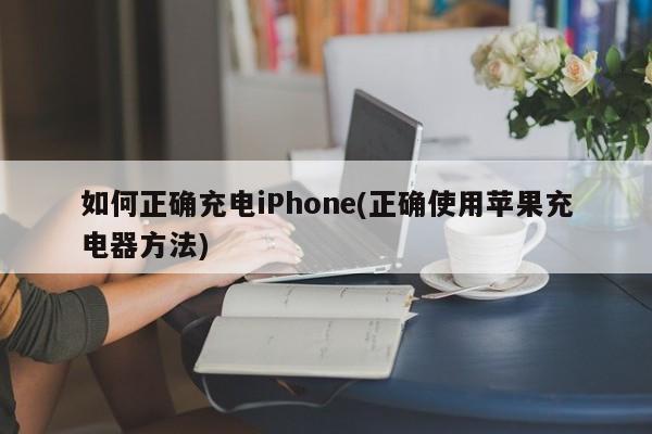 如何正确充电iPhone