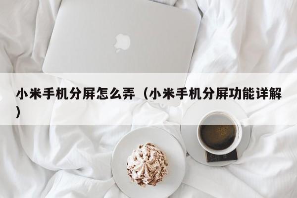 小米手机分屏怎么弄