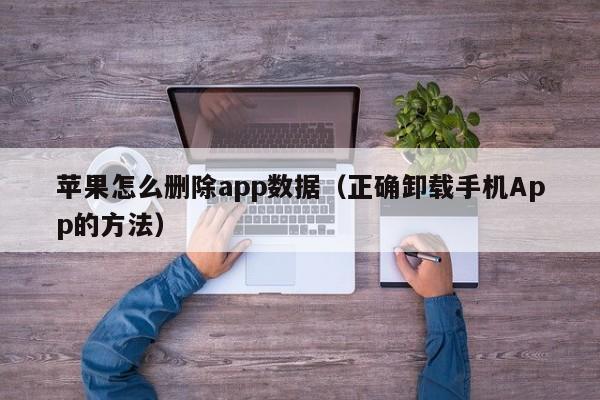 苹果怎么删除app数据