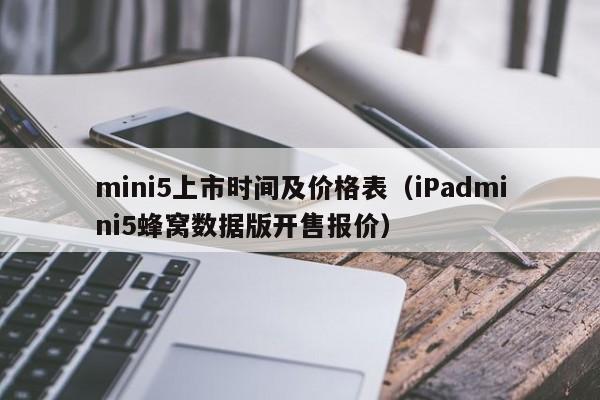 iPadmini5蜂窝数据版开售报价(mini5上市时间及价格表)