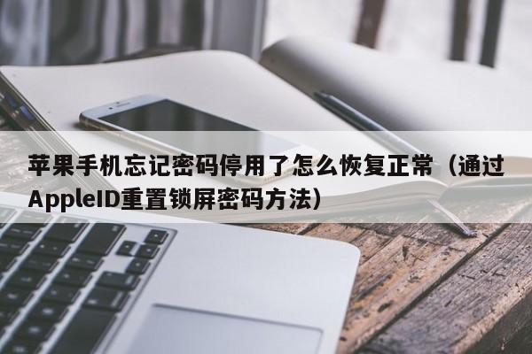 通过AppleID重置锁屏密码方法(苹果手机忘记密码停用了怎么恢复正常)